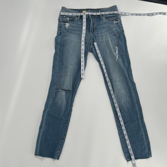 Articles Of Society Skinny Distressed Rough Hem Jeans Size 27 Women’s - Picture 5 of 6